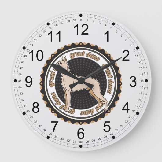 Grande Horloge Ronde Great dane (Recto)