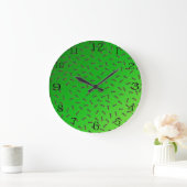 Grande Horloge Ronde Green Bull Ants Design, (Maison)