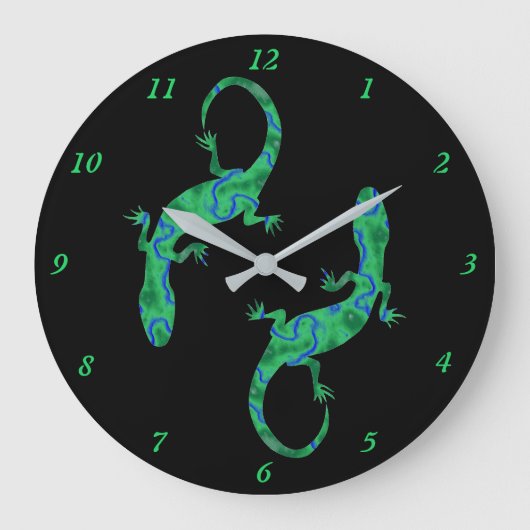 Grande Horloge Ronde Green Gecko (Recto)