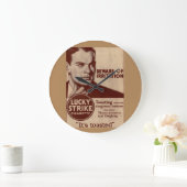 Grande Horloge Ronde Grèves chanceuses - Attention à l'irritation (Maison)