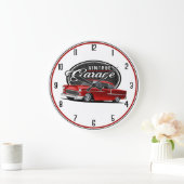 Grande Horloge Ronde Grille vintage 1955 (Maison)