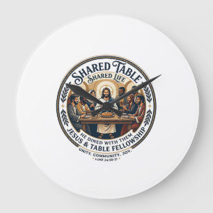 Grande Horloge Ronde Groupe de mamans Jésus Étude biblique féminine Vin