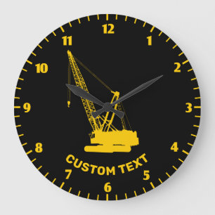 Grande Horloge Ronde Grue de construction