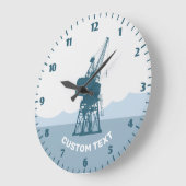 Grande Horloge Ronde Grue du chantier naval (Angle)
