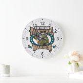 Grande Horloge Ronde Guerrier de Paintball (Maison)