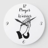 Grande Horloge Ronde Guerrier de prière prier Thunder_Cove (Recto)