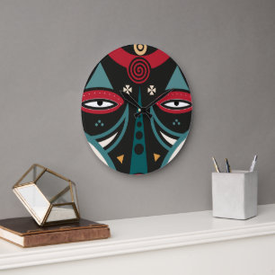 Grande Horloge Ronde Guerrier maasaï