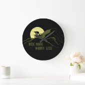 Grande Horloge Ronde Guillemets motivationnels (Maison)