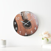 Grande Horloge Ronde Guitar (Maison)