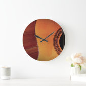 Grande Horloge Ronde Guitare acoustique (Maison)