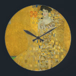 Grande Horloge Ronde Gustav Klimt "Adele Bloch-Bauer I" Large Clock<br><div class="desc">Gustav Klimt "Adele Bloch-Bauer I"</div>
