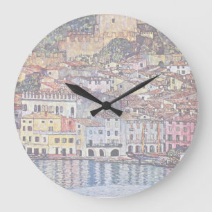 Grande Horloge Ronde Gustav Klimt - Malcesine au lac de Garde Italie