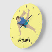 Grande Horloge Ronde Gymnaste masculin (Angle)