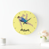Grande Horloge Ronde Gymnaste masculin (Maison)