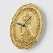Grande Horloge Ronde Haile Selassie Jah Rastafari Reggae Rasta Roots (Angle)