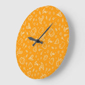 Grande Horloge Ronde Halloween (Angle)