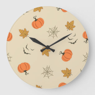Grande Horloge Ronde Halloween