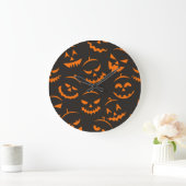 Grande Horloge Ronde Halloween (Maison)