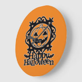 Grande Horloge Ronde Halloween (Angle)