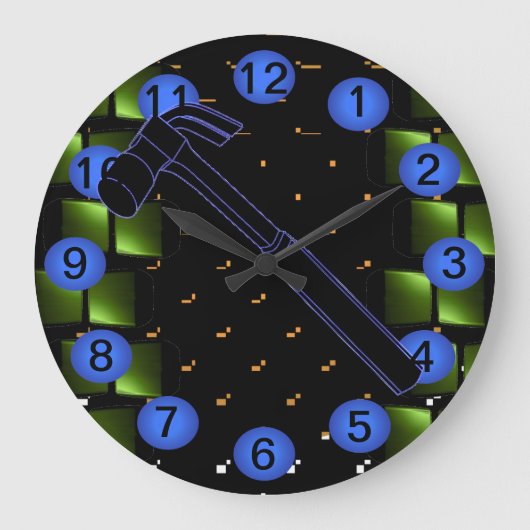 Grande Horloge Ronde Hammer Construction Building Workshop (Recto)