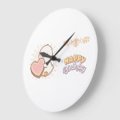 GRANDE HORLOGE RONDE HAPPY BIRTHDAY  (Angle)