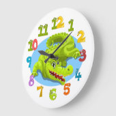 Grande Horloge Ronde Happy crocodile (Angle)