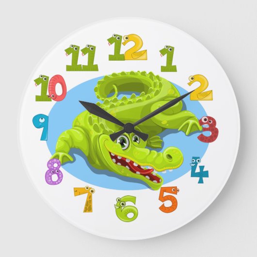 Grande Horloge Ronde Happy crocodile (Recto)