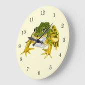 Grande Horloge Ronde Happy Frog (Angle)