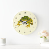 Grande Horloge Ronde Happy Frog (Maison)