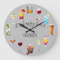 Happy Hour quelque part, cocktail tropical, bière,