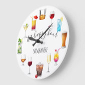 Grande Horloge Ronde Happy Hour Somewhere Tropcal Beer Wine (Angle)