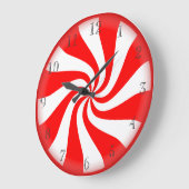 Grande Horloge Ronde Hard candy peppermint clock (Angle)
