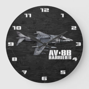 Grande Horloge Ronde Harrier II AV-8B
