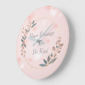 Grande Horloge Ronde Have Courage And Be Kind Cendrillon (Angle)