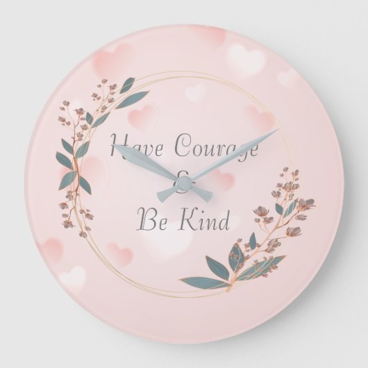 Grande Horloge Ronde Have Courage And Be Kind Cendrillon (Recto)
