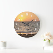 Grande Horloge Ronde Hawaii Sunset photo (Maison)