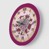 Grande Horloge Ronde Heart  (Angle)