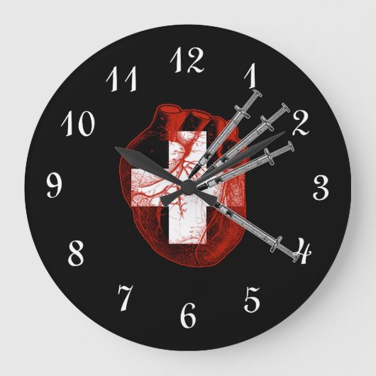 Grande Horloge Ronde Heart de Evil (Recto)