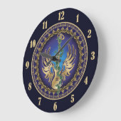 Grande Horloge Ronde Heavenly Winged Guitar (Angle)