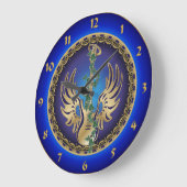 Grande Horloge Ronde Heavenly Winged Guitar (Angle)