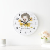 Grande Horloge Ronde Hedgehog Clock (Maison)