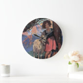 Grande Horloge Ronde Heidi par Jessie Willcox Smith (Maison)