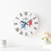 Grande Horloge Ronde Hello (Maison)