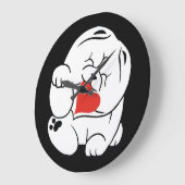 Grande Horloge Ronde HELLO KOKORO Chow chien (Angle)