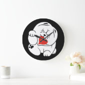 Grande Horloge Ronde HELLO KOKORO Chow chien (Maison)