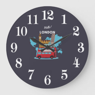 Grande Horloge Ronde Hello London 