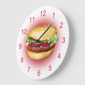 Grande Horloge Ronde Heure Burger (Angle)