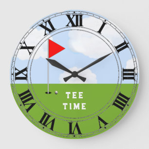 Grande Horloge Ronde Heure de départ de golf
