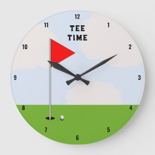 Grande Horloge Ronde Heure de départ de golf