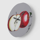 Grande Horloge Ronde Heure de dessin Apple (Angle)